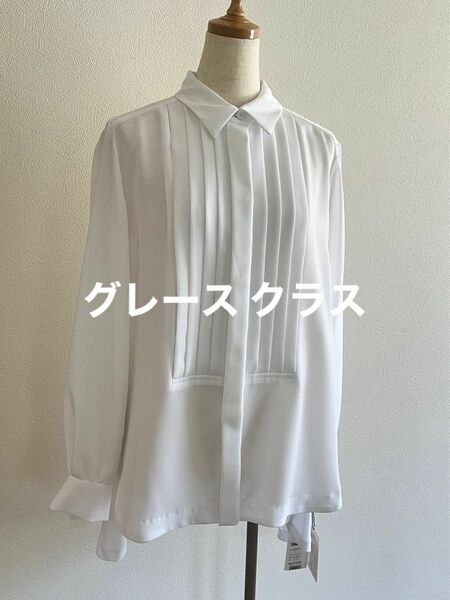 新品タグ付き　グレース コンチネンタル　ドレスシャツ　完売品　定価41800円