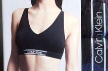 カルバンクライン レディース スポーツブラ 2枚セット ブラック サイズM Calvin Klein BAMBOO BRALETTE★送料510円☆_画像2