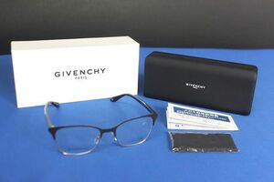 GIVENCHY ジバンシー メガネフレーム マットブラック × ゴールド GV 0076 2M2 145★送料510円