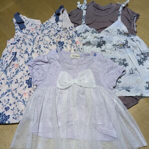 ベビー服 3着 ロンパース トップス ワンピース