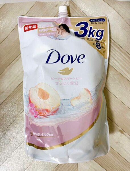 Dove ボディウォッシュ ピーチ＆スイートピー 詰替え用 3kg