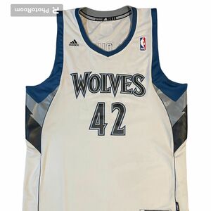 wolves adidasゲームシャツ ケビンラブ バスケユニフォーム NBA adidas タンクトップ ユニフォーム