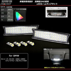 LEDルームランプ キット BMW X5 E53 前期 専用 6pc R-159