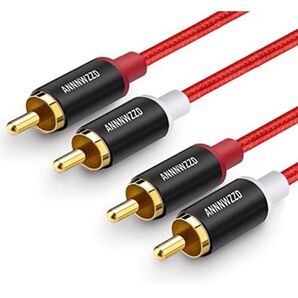 2RCA to 2RCAケーブル オスステレオオーディオケーブル(5M)