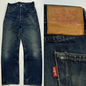 米国製 Levi's ヒゲ ハチノス!! 201-0003 201XX 30s復刻 bigE W32 赤耳 バレンシア USA製 廃盤品 デニム ジーンズ アメカジ 501XX