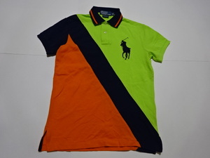 ●Polo by Ralph Lauren ポロ バイ ラルフローレン 半袖ポロシャツ XS ビックポロ ビックポニー●0908●