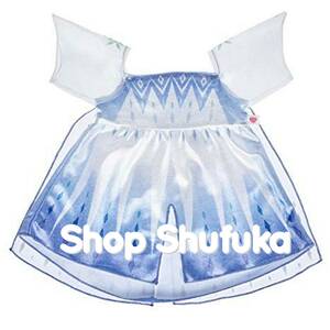  build a Bear * hole . snow. woman .2 L sa dress soft toy cosplay Shellie May S size Disney costume Elsa Snow Queen Halloween 