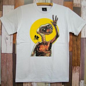 【送料無料】L★新品ET【 E.T.】スピルバーグ★映画★ プリントTシャツの画像1