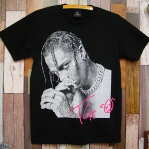 【送料無料】M黒★新品トラヴィス・スコット【Travis Scott】KRAFT★Tシャツ