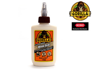 GORILLA for carpenter powerful adhesive Gorilla wood glue 118ml 1773 water-proof . painting possible grinding possible cut . possible mold proofing . combination wood cloth paper 