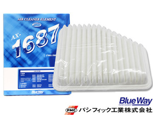 クラウン マジェスタ UZS186 UZS187 エアエレメント エアー フィルター クリーナー パシフィック工業 BlueWay