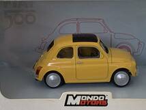 ◆Mondo Motors【1/43 モンドモーター FIAT フィアット 500 ダイキャスト製 2台セット】箱及び透明ブリスターに難あり◆_画像2