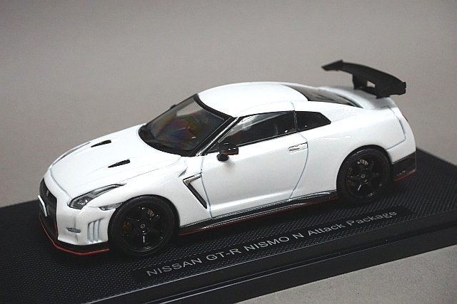 エブロ 日産 GT-R ニスモ ホワイトパール 1/43-