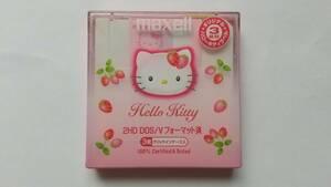 ★ 未使用・未開封　maxell マクセル　Hello Kitty ハローキティ 3.5型フロッピーディスク MFHD18KYD.3P ★