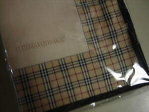 R5 09★BURBERRY バーバリー　ハンカチ　約50×50㎝　メンズ