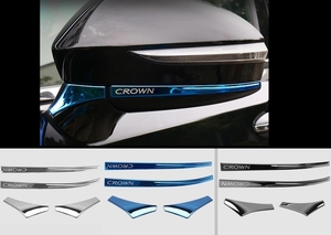 トヨタ クラウン210系 CROWN サイドミラー トリム 4ｐ　3色