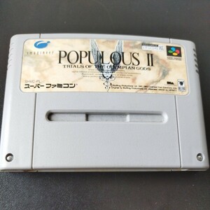 中古品★ スーパーファミコン ソフト POPULOUS Ⅱ