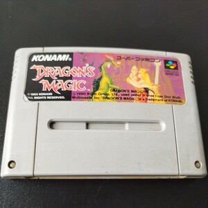 中古品★KONAMI スーパーファミコンソフト DRAGONS MAGIC