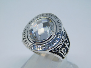  новый товар 18 номер dokta- Monroe кольцо "college ring" ( большой ) прозрачный кольцо 