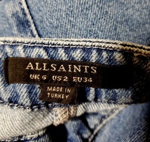 美品 定価2.7万 ALLSAINTS デニムワンピース オールセインツ EU34_画像6