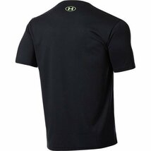 即決新品 MDサイズ UNDER ARMOUR 半袖Tシャツ ブラック／ライム アンダーアーマー_画像6