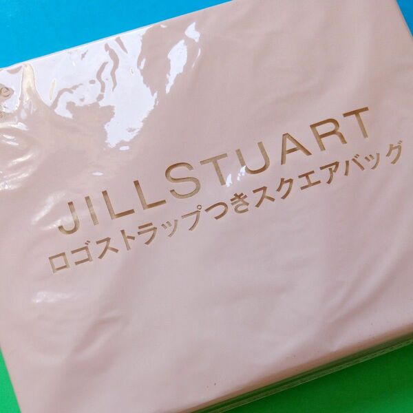 JILLSTUART　 ジルスチュアート　ロゴストラップ付きスクエアバッグ【Sweet2020年6月号付録】