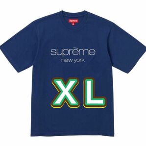 supreme Classic logo s/s Top "Navy" XL