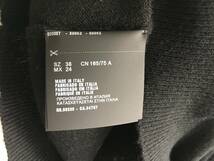 新品 プラダ 最高級 ヴァージン ウール ニット 38 黒 PRADA セーター Vネック トップス イタリア製_画像7