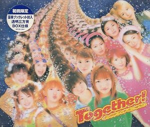 ■ Together!-タンポポ・プッチ・ミニ・ゆうこ- (モーニング娘。) 豪華ブックレット封入透明三方背BOX仕様 新品 初回盤CD 送料サービス♪