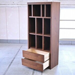  Okawa furniture raw pine industrial arts [oruga] bookcase open closet walnut shelf storage drawer study _ master wall bo- concept 