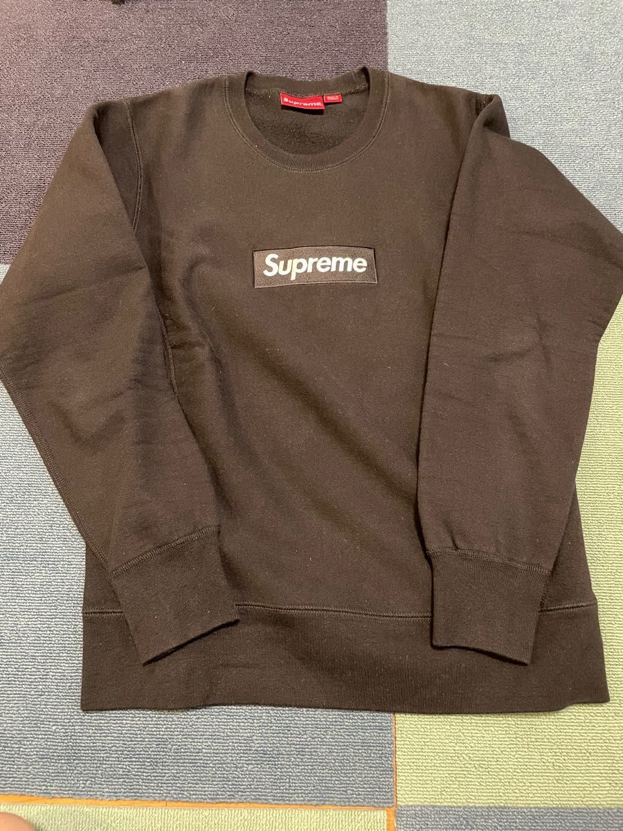 キムタク着 22FW Supreme Box Logo Crewneck Large Lサイズ Zebra