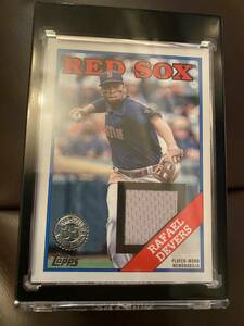 topps2023TOPPSBASEBALLSeriestwoRAFAELDEVERSデバースゲームジャージレッドソックス88R-RD MLBトレカ