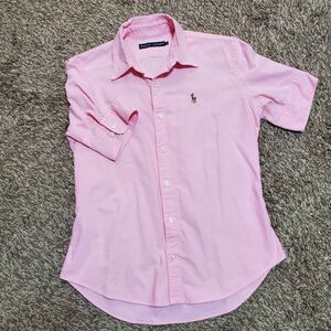 RALPH LAUREN 半袖シャツ　ラルフローレン POLO ピンク