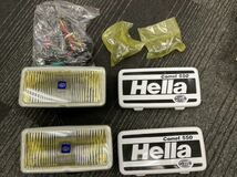 HELLA 550フォグランプ イエローセット 当時物！GA61/GX61/AA63/BA5/EF9/GZ10/R31/B12/FC3S/E30/ゴルフⅡ/W124/FET/シビエ/PIAA/マーシャル_画像1