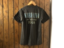 新品★ニルヴァーナ　IN UTERO TOUR　ビンテージスタイル　Tシャツ★ロックバンド/カートコバーン/イン・ユーテロ/NIRVANA_画像3