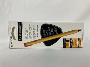 ① 送料無料 未使用品 ELECOM エレコム 充電式アクティブタッチペン（3角　iPad専用　黄）P-TPACAPEN02YL