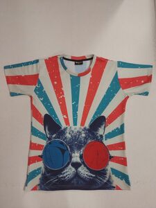 PIZOFF 猫 半袖Tシャツ Mサイズ