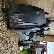 値下げ！YAMAHA4スト、15馬力、メンテナンス済、淡水使用、S足、中古、_画像4