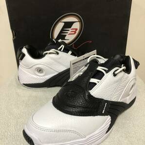 新品 Reebok ANSWER V LOW 22.5cm 定価22,000円 アンサー Step over アイバーソン 白黒 リーボック バッシュ AI black white og nba