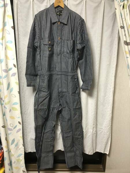 新品 ARIES Lee WORKWEAR STRIPE WHIZZIT OVERALL L 定価57,200円 リー アリーズ アリエス ツナギ suit ジャンプスーツ