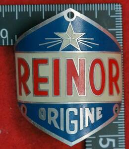 HP-07056　8585　REINOR ORIGINE ヘッドバッジ　縦50mm　横40mm程度　アルミ製　新品