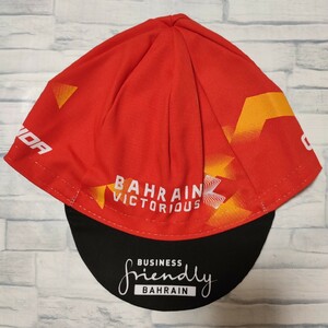 支給品　サイクルキャップ　BAHRAIN VICTORIOUS　バーレーン　帽子　ALE　自転車　サイクルジャージ　ロードバイク新城幸也　MERIDA メリダ