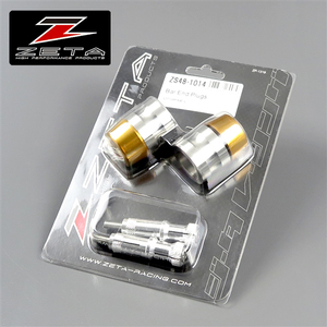 ◇ZETA ハンドルバーエンドプラグ ユニバーサル Lサイズ/ゴールド 展示品 (ZS48-1014)検索/ウエイト