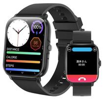 スマートウォッチ smart watch Bluetooth5.0 通話可能 1.9インチ大画面 腕時計 歩数計 IP68防水 活動量計 メッセージ通知 天気予報 _画像1