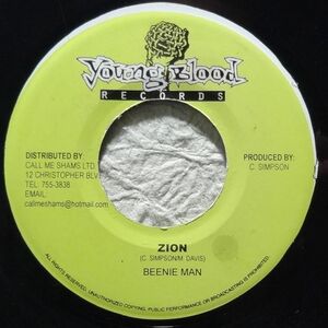 【Beenie Man “Zion”】 [♪ZG] [♪ZQ] (R5/9)