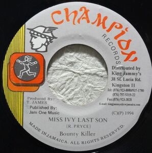 【Bounty Killer “Miss Ivy Last Son”】 [♪ZG] [♪ZQ] (R5/9)