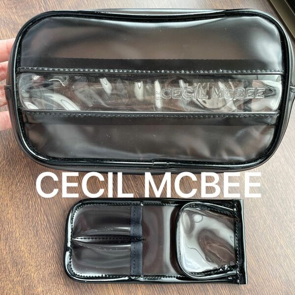 セシルマクビー クリアポーチ メイクポーチ CECIL MCBEE