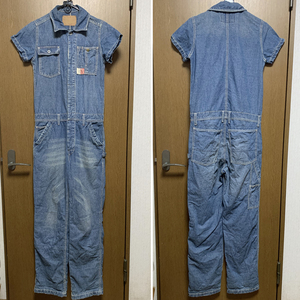 OLD BETTY'S / Old be tea z short sleeves all in coveralls overall USED processing 