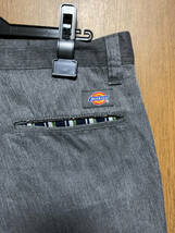 M Dickies / ディッキーズ ハーフパンツ グレー クロップド_画像3