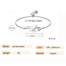 #2057#★大人気商品★レディース 猫 ボールブレスレット ジュエリー ギフト ブレスレット_画像5